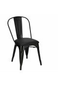 Krzesło Paris Soft czarne PU czarne - d2design