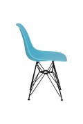 Krzesło P016 PP Black ocean blue - d2design