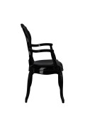 Krzesło Queen Arm czarne - Intesi
