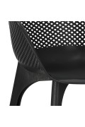 Krzesło Dacun czarne - Intesi