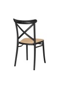 Krzesło Moreno czarne - Intesi