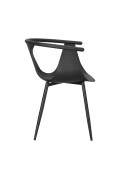 Krzesło Blush czarne/czarne - Intesi