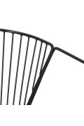 Krzesło Golig czarne czarna poduszka - Intesi