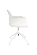 Krzesło obrotowe Chicago białe - Intesi