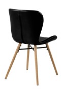 Krzesło Batilda Retro czarne/naturalne - ACTONA