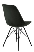 Krzesło Eris sztruks ciemnozielone - ACTONA