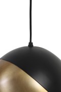 Lampa wisząca Namco 20 czarna/antyczny brąz - Light&Living