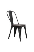 Krzesło Paris Wood czarne sosna szczot. - d2design