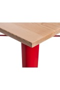 Stół barowy Paris Wood czerwony jesion - d2design