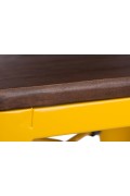 Hoker Paris Wood 75cm żółty sosna orzech - d2design