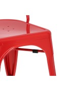Krzesło Paris czerwone inspirowane Tolix - d2design