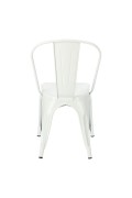Krzesło Paris białe inspirowane Tolix - d2design