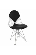 Krzesło Net double czarna poduszka - d2design