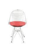 Krzesło Net czerwona pojedyncza poduszka - d2design