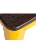 Hoker Paris Wood 65cm żółty sosna szczot kowana - d2design