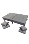 Sofa rozkładana Lurif szara - Intesi