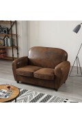 Sofa Klubowa Vintage brown - Intesi