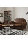 Sofa Klubowa Vintage brown - Intesi