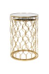 Zestaw 2 stolików Dubai złoty - Intesi