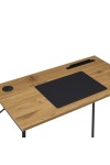 Biurko Link naturalne/czarne - Intesi