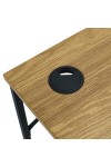 Biurko Link naturalne/czarne - Intesi