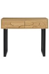 Konsola Calypso dąb/ czarna - Intesi