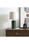 Lampka stołowa Ramil ceramiczna zielona - Intesi