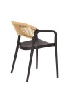 Krzesło Osma czarne - Intesi