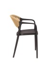 Krzesło Osma czarne - Intesi