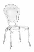 Krzesło transparentne Queen - Intesi