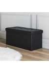 Pufa Intesi Velse eko skóra czarna - Intesi