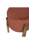 Stołek Scott terakotta sztruksowy - Intesi