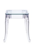 Stół Ghost 62x62cm transparentny - Intesi