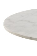 Stół okrągły Corby marmur/czarny 105cm - ACTONA