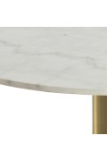 Stolik kawowy Corby 80cm marmur/ złoty - ACTONA