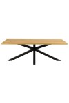 Stół Heaven 220x90cm naturalny/czarny - ACTONA