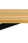 Stół Heaven 220x90cm naturalny/czarny - ACTONA