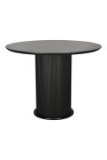 Stół Elia 100cm okrągły czarny - Intesi