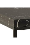 Stolik Barossa 60x60cm czarny marmur - ACTONA