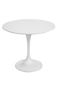 Stół Fiber o90 biały MDF - d2design