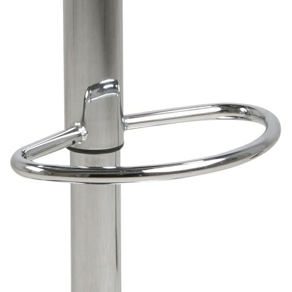 Stołek barowy Grace biały/czarny - ACTONA