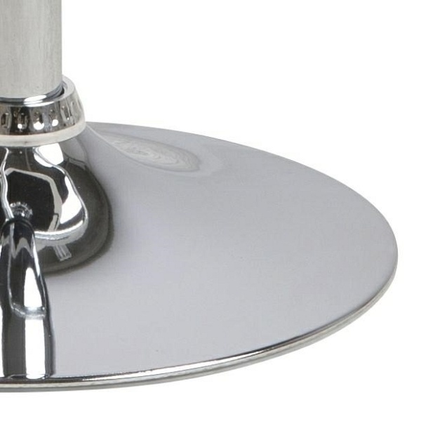 Stołek barowy Grace biały/czarny - ACTONA