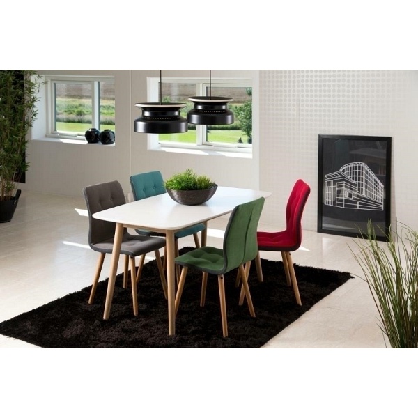 Stół Nagano M biały blat - ACTONA