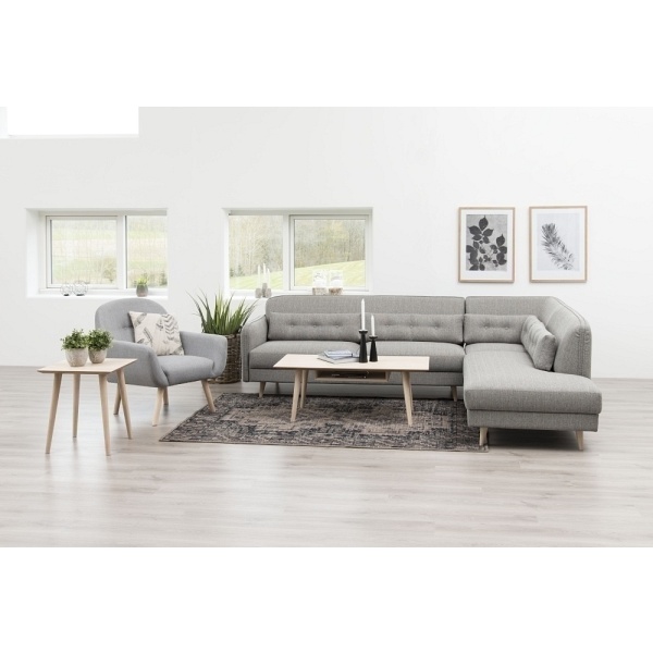 Stolik kawowy Century bielony dąb - ACTONA