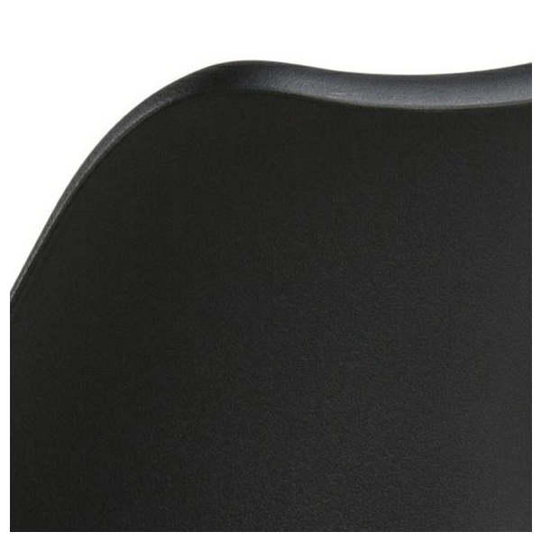 Stołek barowy Dima czarny wood - ACTONA