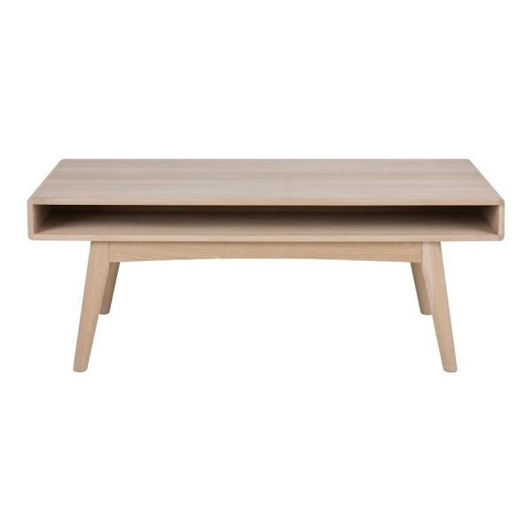 Stolik kawowy Marte bielony dąb - ACTONA