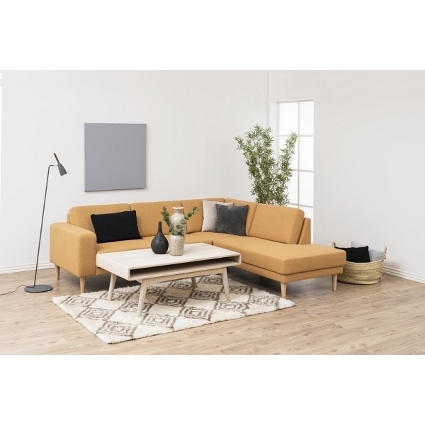 Stolik kawowy Marte bielony dąb - ACTONA