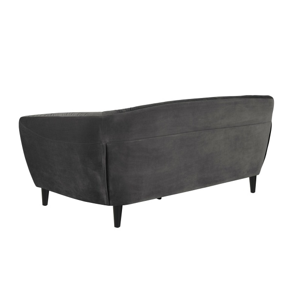 Sofa 3osobowa Ria Velvet dark grey - ACTONA