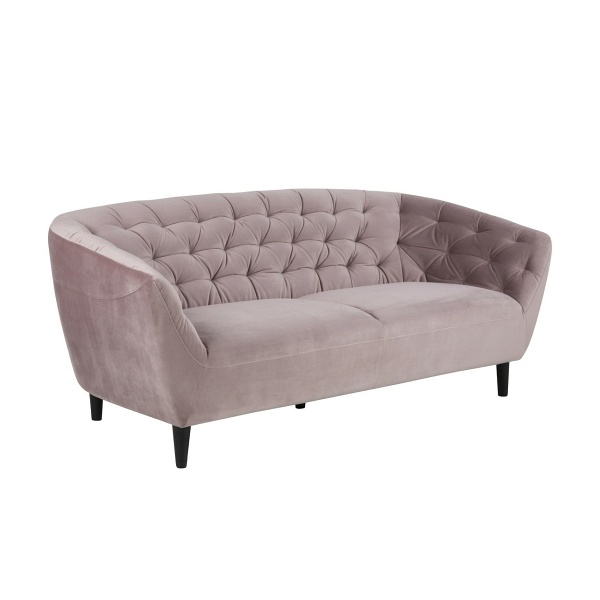 Sofa 3osobowa Ria Velvet dusty rose - ACTONA