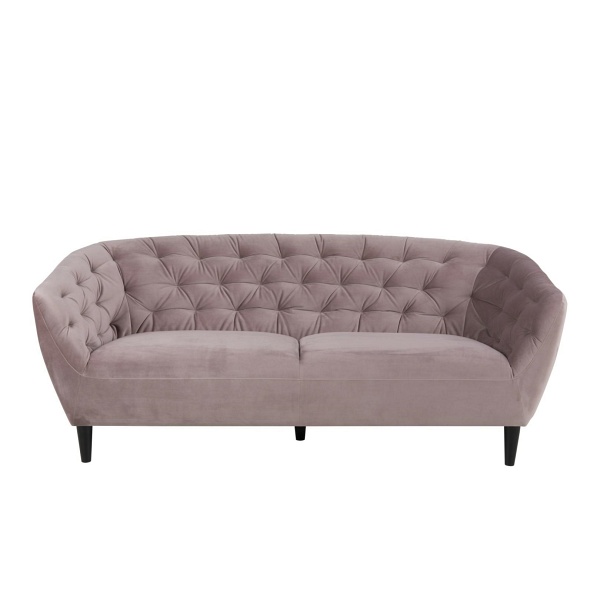 Sofa 3osobowa Ria Velvet dusty rose - ACTONA